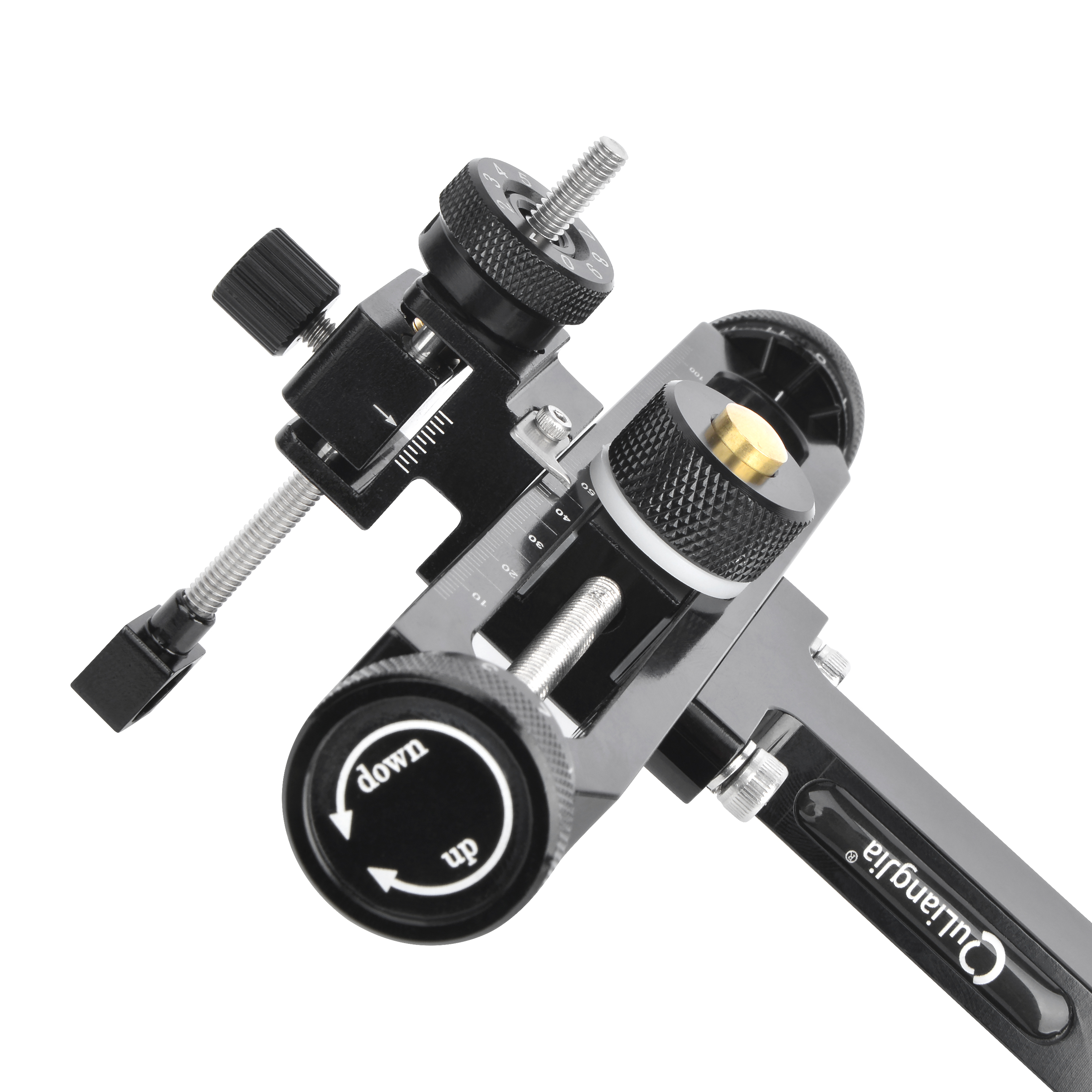 AKT-QT517B 9" Recurve Bow Sight - CNC Aluminum Target Sight