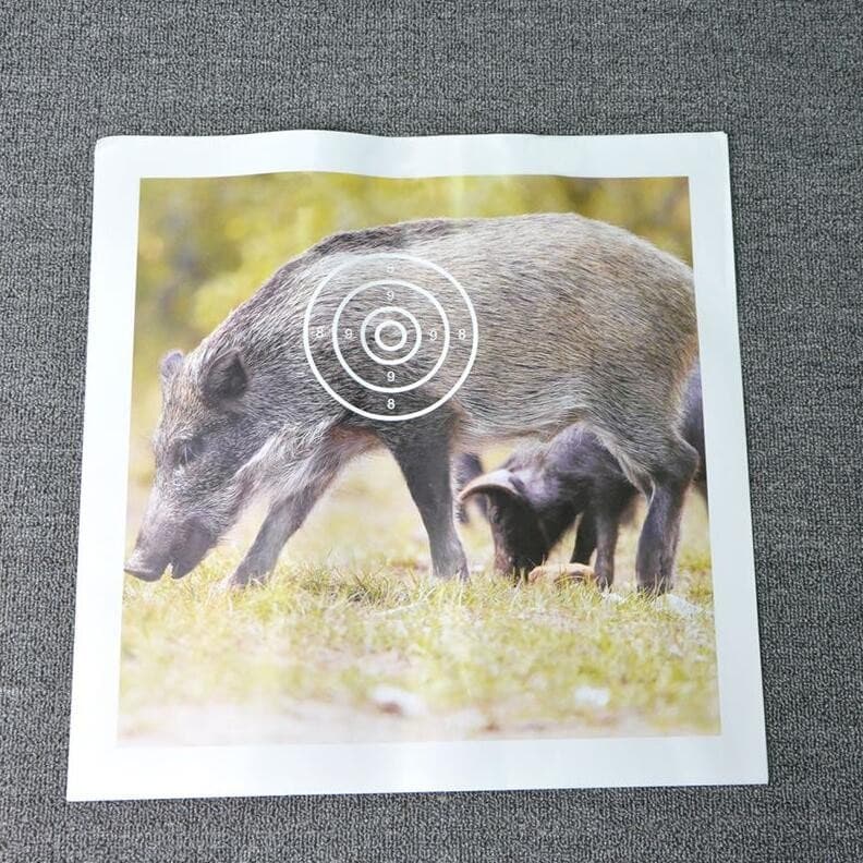 Archery Shooting Target Paper Durable Animal Field Face 40x40cm