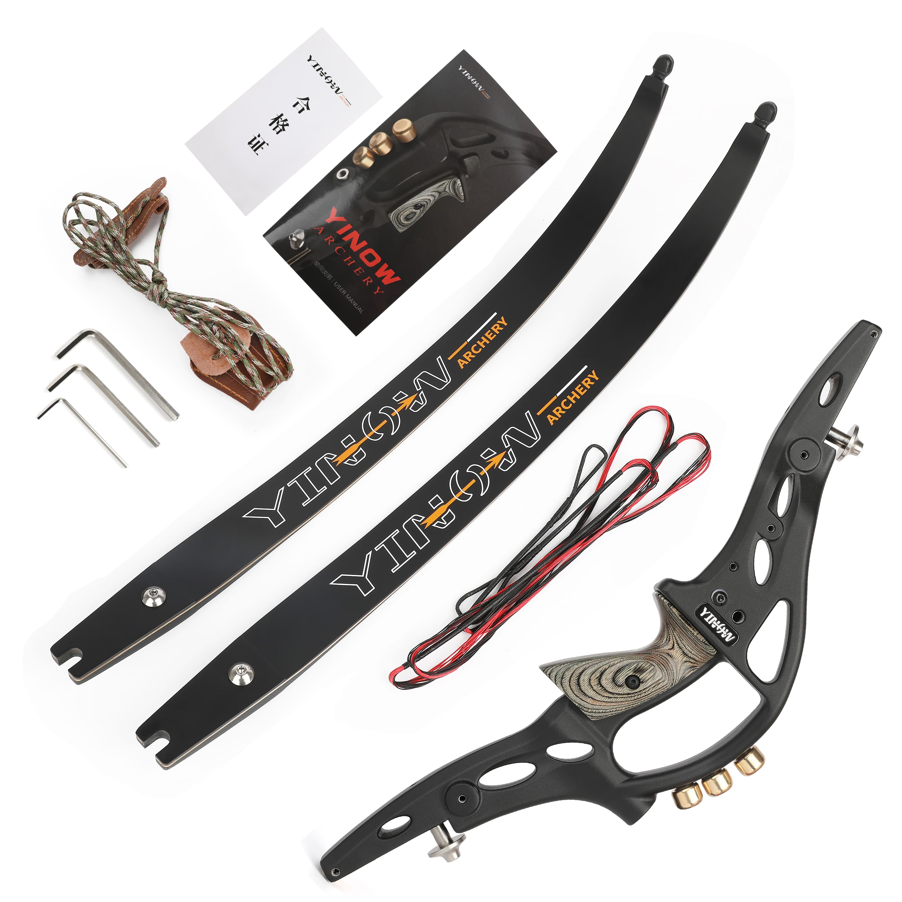 ILF 62" 20-50lbs Recurve Bow 19" Riser for Hunting Shooting