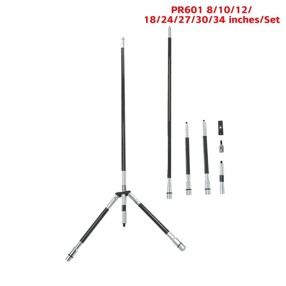 🎯PR601 Archery Stabilizer Balance Bar Set Rod Extend V-Bar System Recurve Compound Bow-AMEYXGS Archery