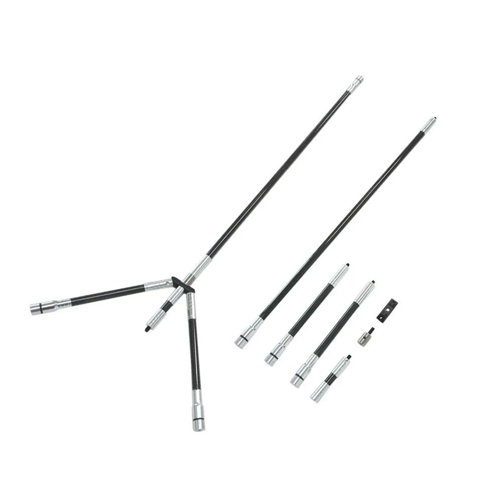 🎯PR601 Archery Stabilizer Balance Bar Set Rod Extend V-Bar System Recurve Compound Bow-AMEYXGS Archery