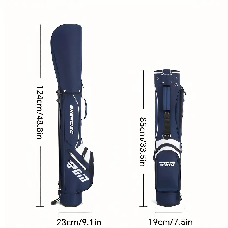 PGM Lightweight Golf Stand Bag with Durable Material & Multiple Pockets