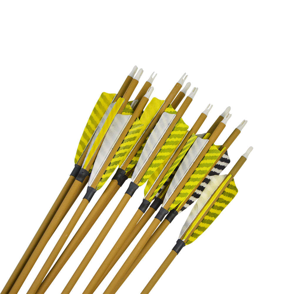 🎯 Pure Carbon Arrows Handmade Archery Gear Traditional Bow-AMEYXGS Archery
