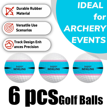 6pcs Funny Golf Ball Gift Set - Humorous Novelty Golf Accessories for Men, Dads