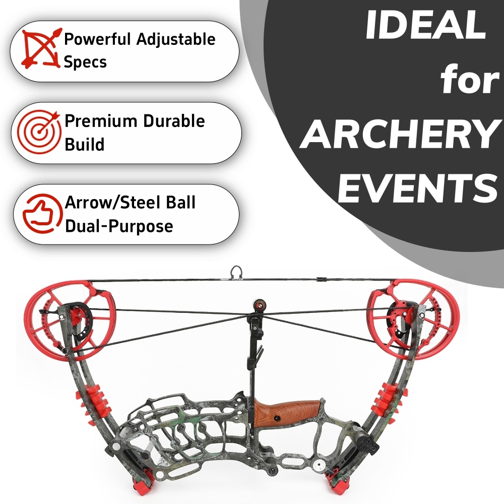 Dual-Use Compound Bow 30-70 lbs Hunting & Target Archery Bow