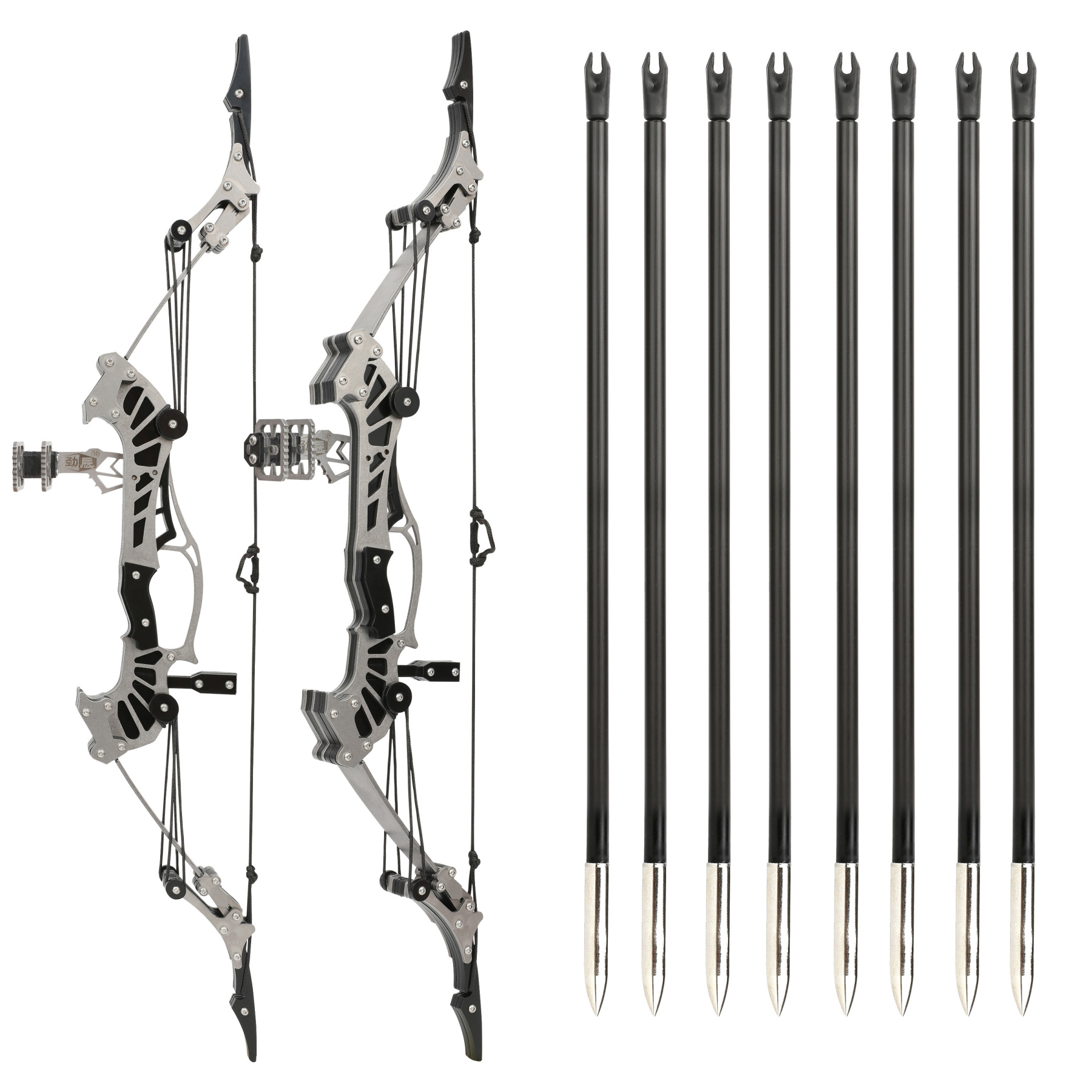 Mini Compound Bow with Arrows Shooting Target