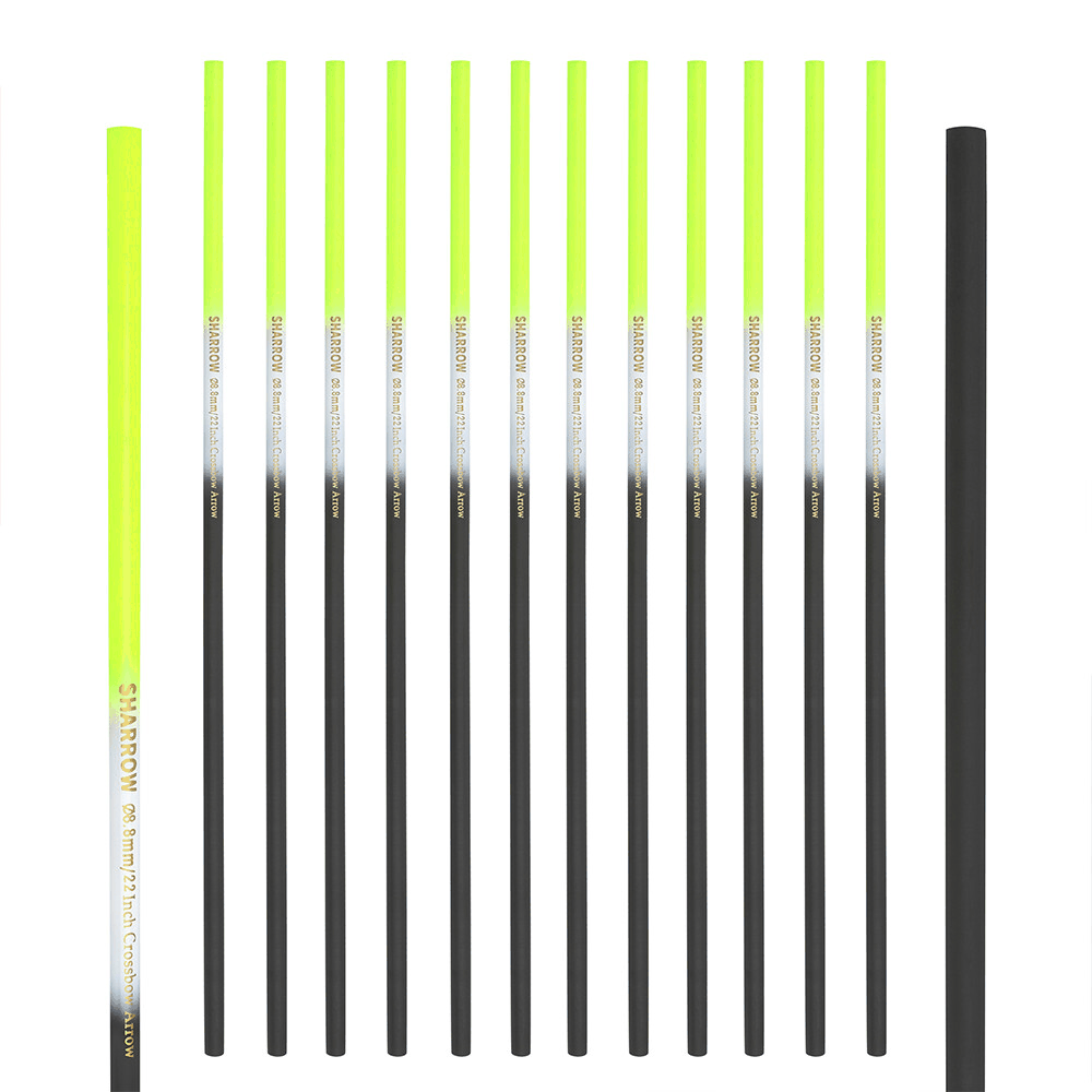 Crossbow Bolts Carbon Hunting Arrows Shaft (12 Pack)
