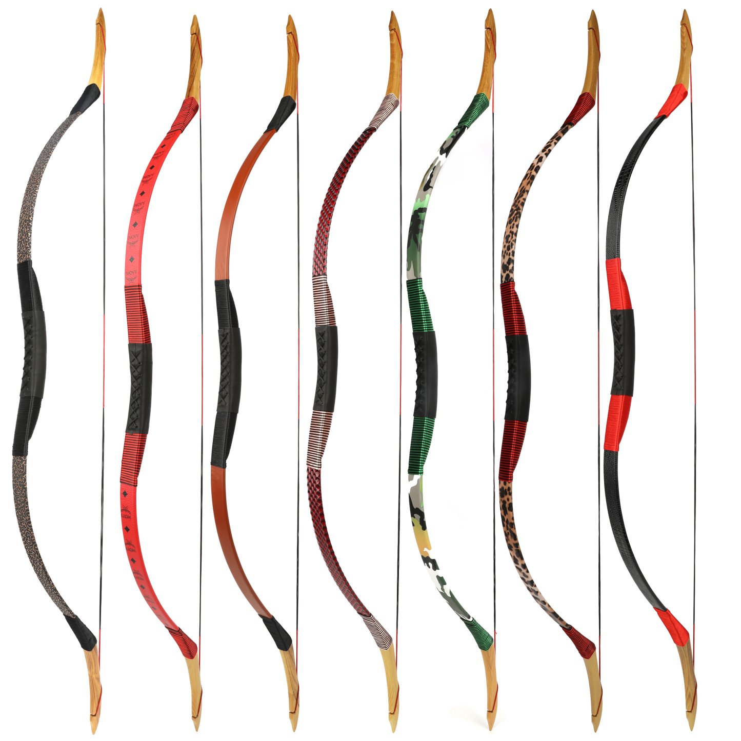 25-55lbs Traditional Longbow Recurve Bow Horse