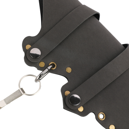 Leather Archery Hip Quiver Adjustable Belt Arrow Holder 