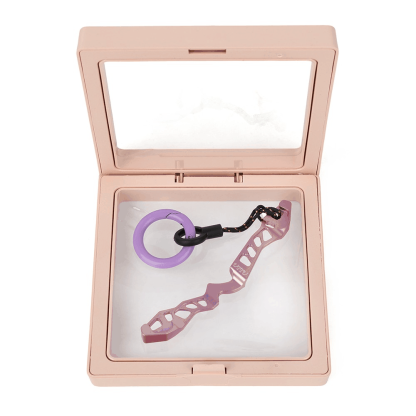 Mini Recurve Bow Riser Keychain Archery Aluminum Keyring