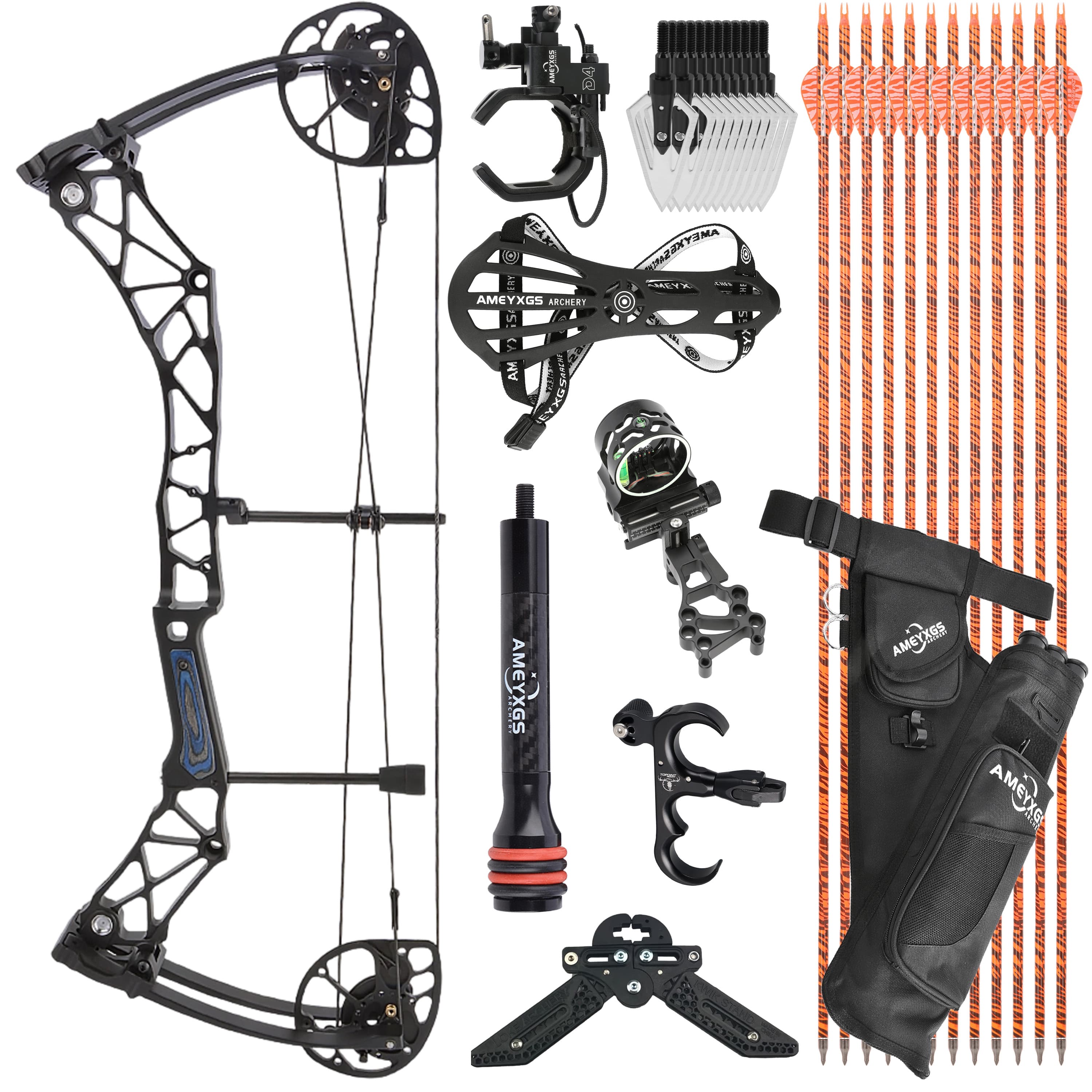 Archery 50-70lbs  Compound Bow Hunting Kit Shooting