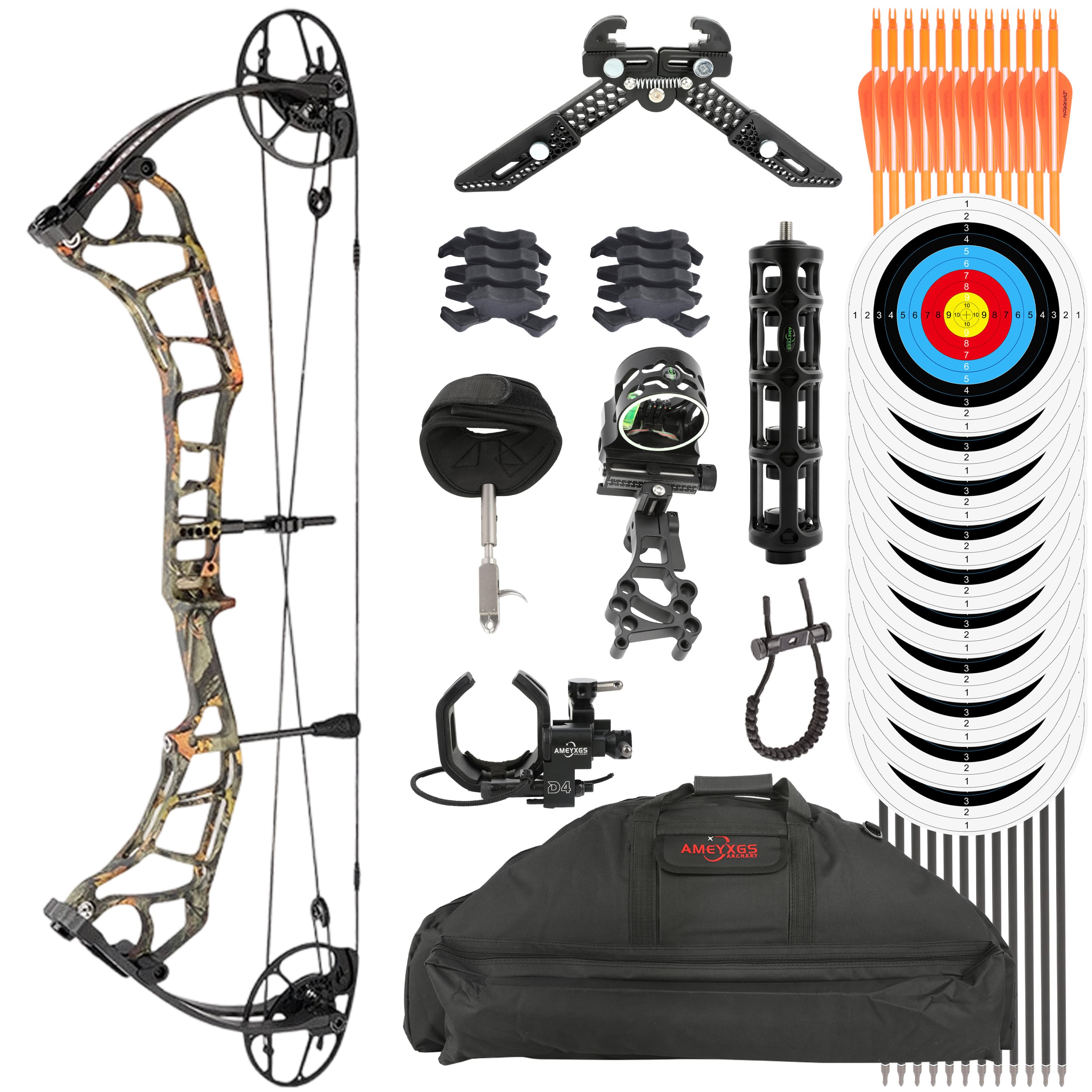 Archery 50-６0lbs  Compound Bow Hunting Kit Shooting