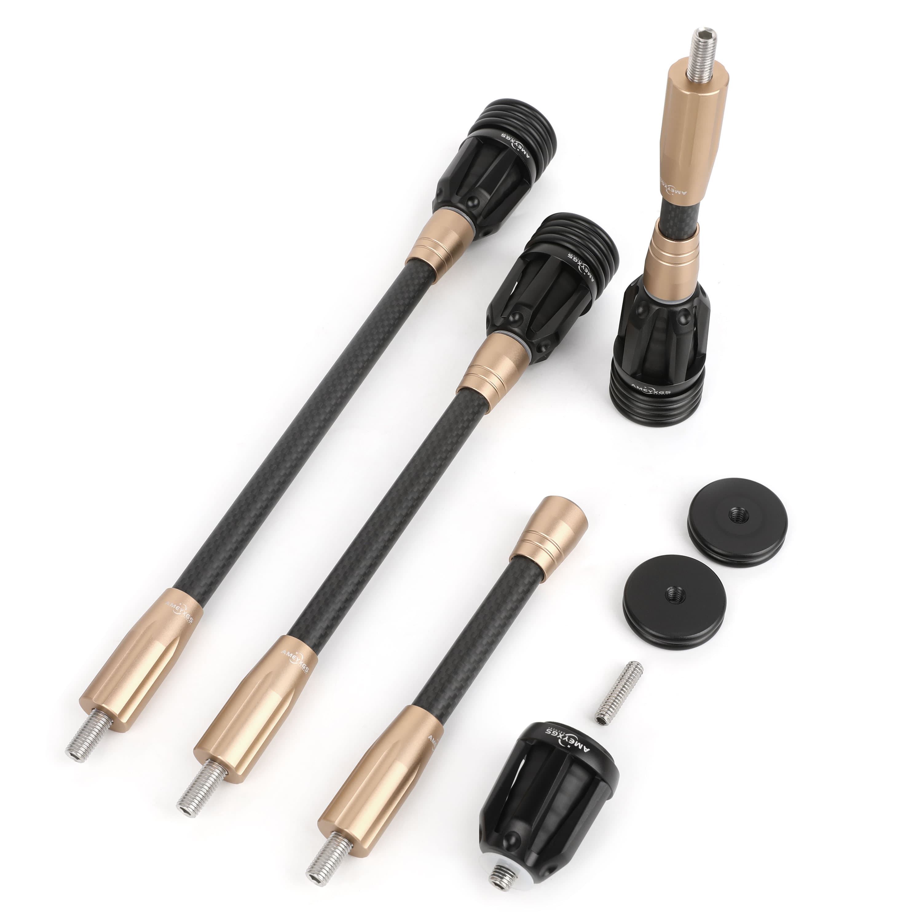 Archery 6" 8" 10" 12" Stabilizer Balance Bar 3K Carbon Rod Compound Bow Shooting