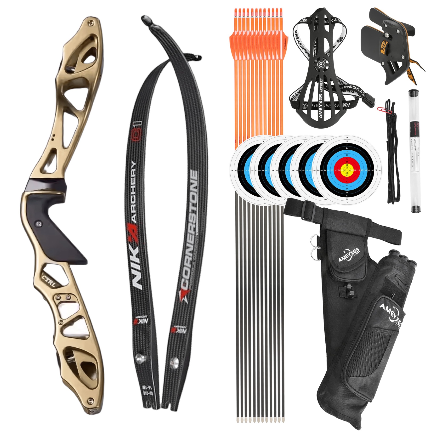 16-56lbs ILF Recurve Bow Kit Takedown Hunting Bow