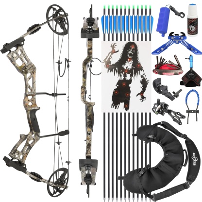 Compound Bow 30-70lbs Adjustable 75% Let-off Pro