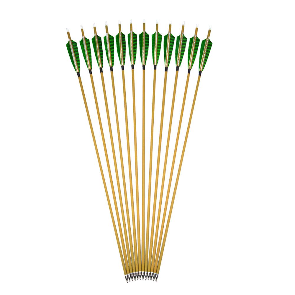 🎯 Pure Carbon Arrows Handmade Archery Gear Traditional Bow-AMEYXGS Archery