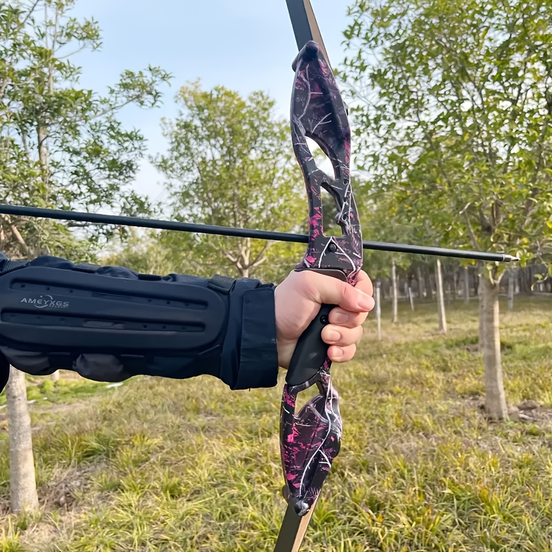 56" Takedown Recurve Bow – Aluminum Alloy, Carbon Arrow Kit