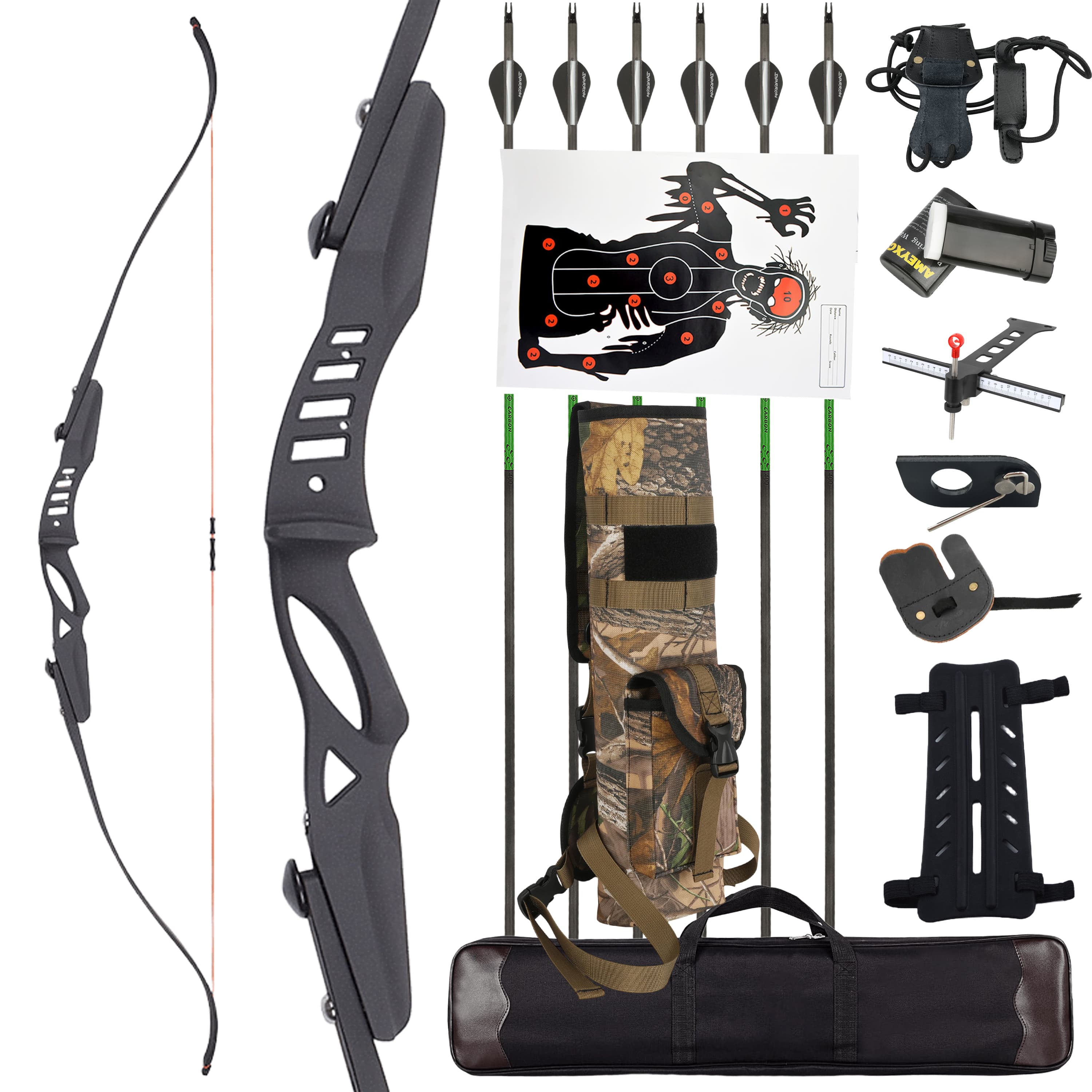 20lbs ILF Recurve Bow Kit Takedown Hunting Bow 