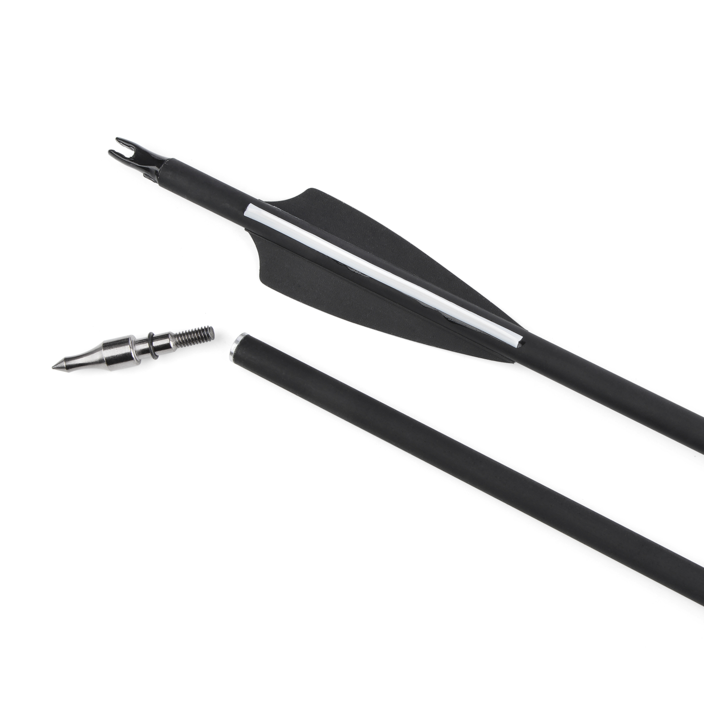 Archery Mixed Carbon Arrow 500 Spine 100 Grain Tips 12 Pack