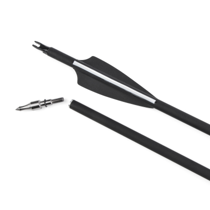 Archery Mixed Carbon Arrow 500 Spine 100 Grain Tips 12 Pack