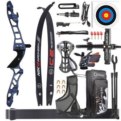 Archery 30/40/50bs Recurve Bow Kit Takedown Hunting Bow