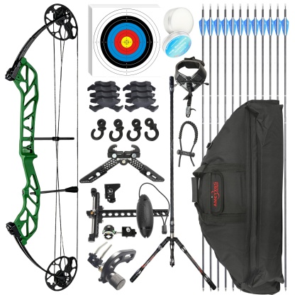 TOPOINT 19-60lbs Target Compound Bow Kit Shooting Archery