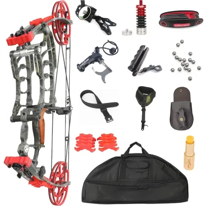 Forest Camo Compound Bow 30-70 lbs – Hunting & Target Archery