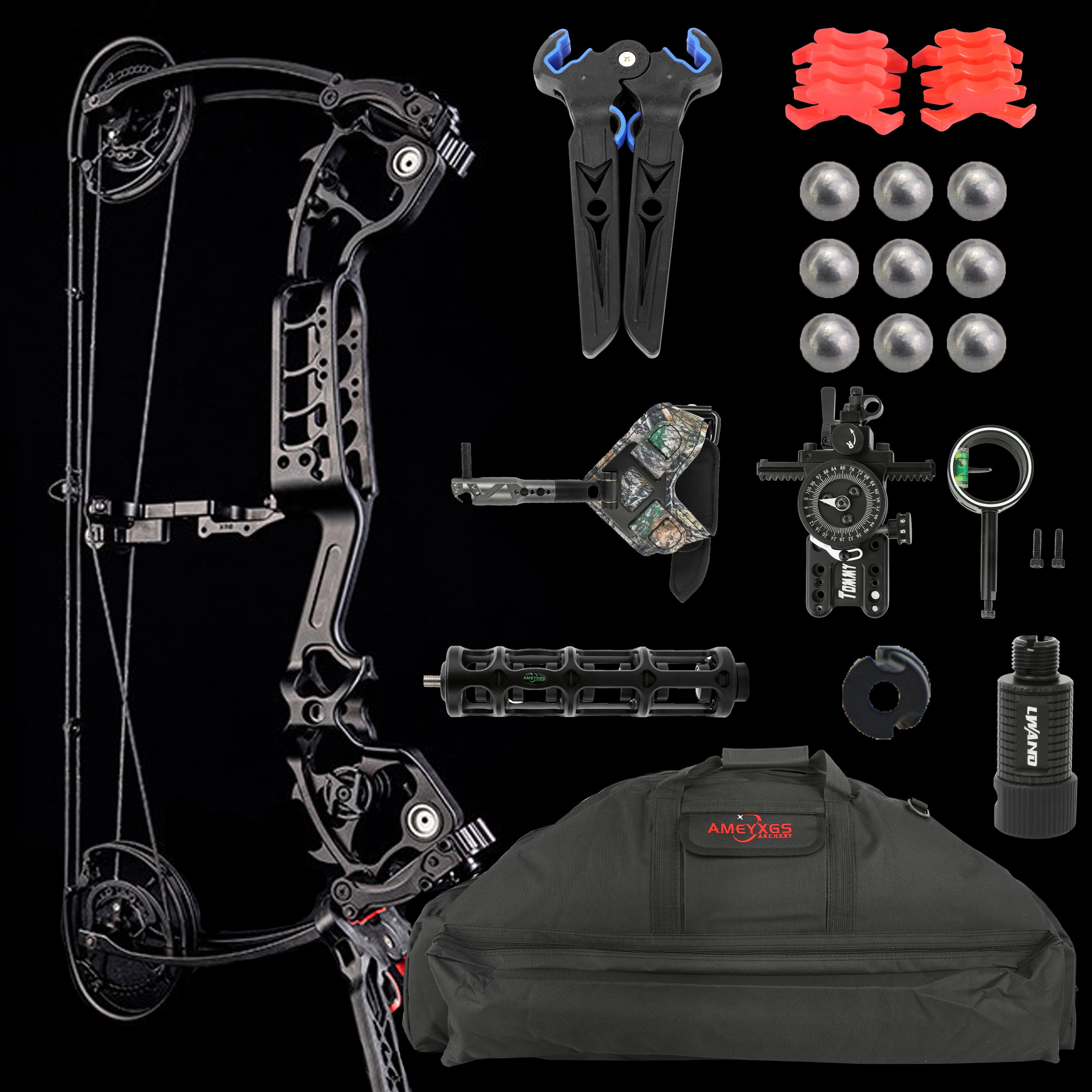Archery 40-70lbs Dual-use Compound Bow Hunting Kit