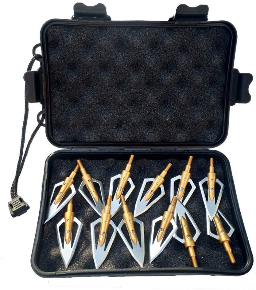 Archery Blade Arrowheads Broadheads Tips Bow Hunting Shooting
