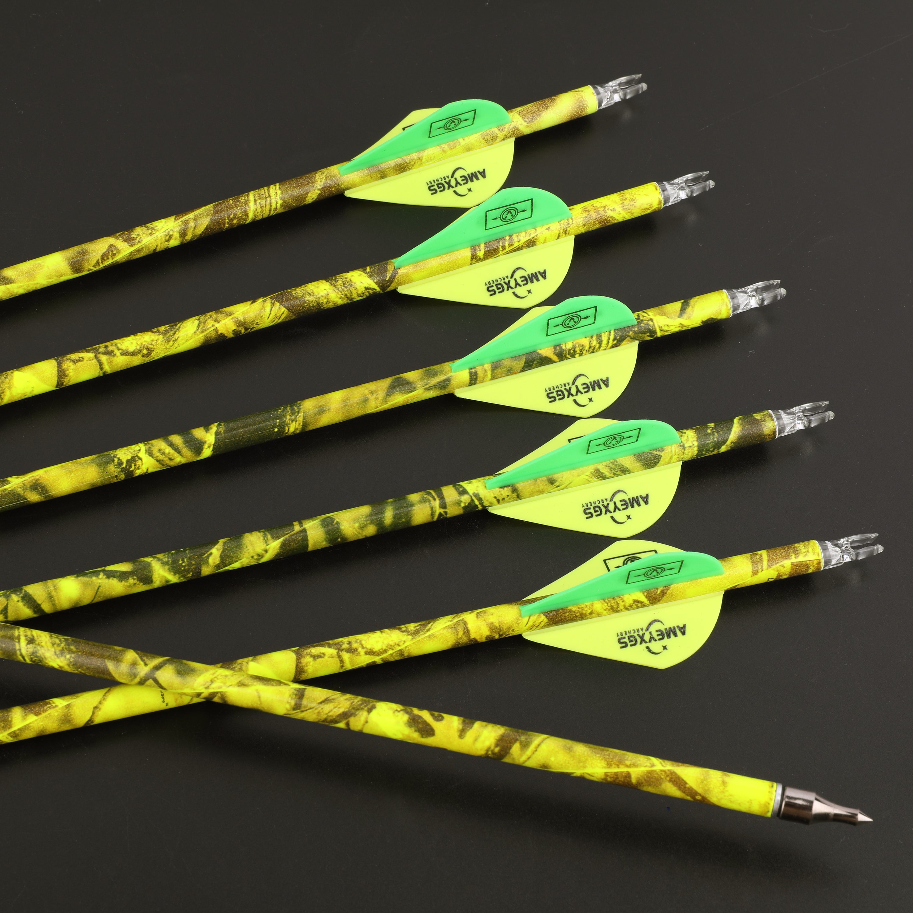 Camo Carbon Arrows Archery for Compound Recurve Bow – AMEYXGS Archery