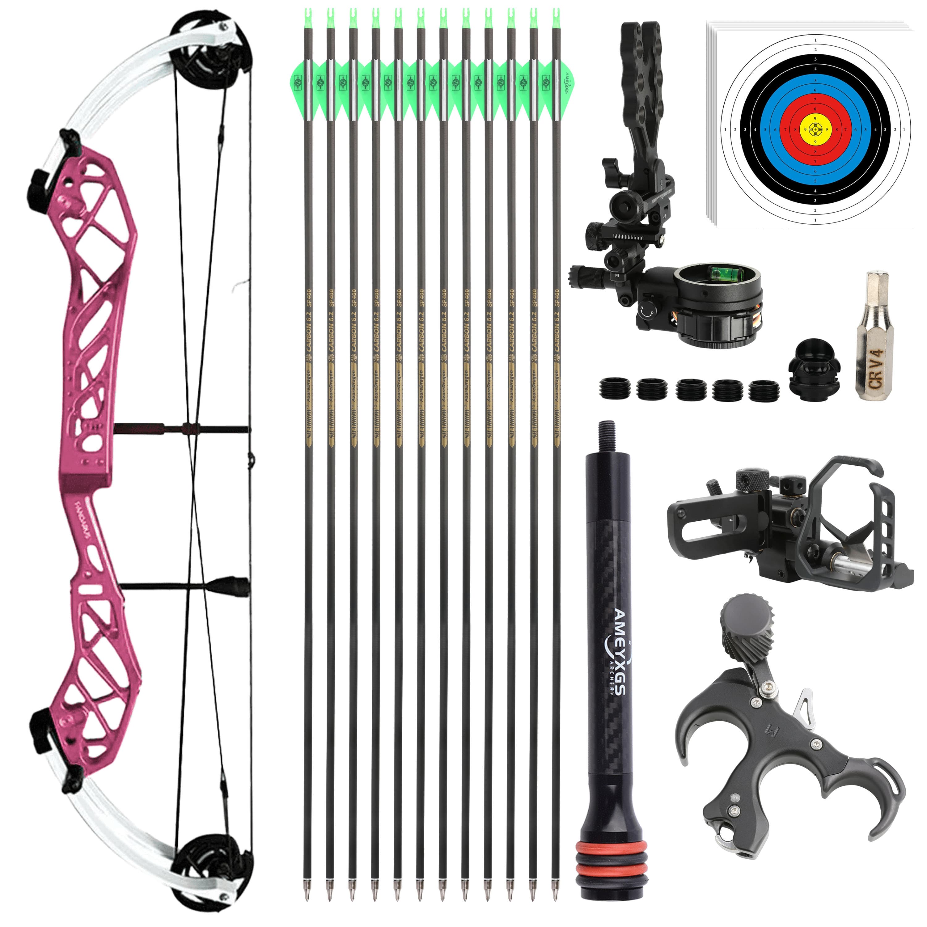 50-60lbs Compound Bow Hunting Kit Shooting Archery 