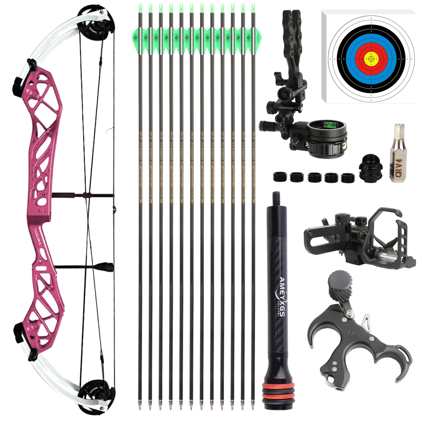 50-60lbs Compound Bow | 330 FPS IBO | 36" Axle-to-Axle | Adjustable Draw