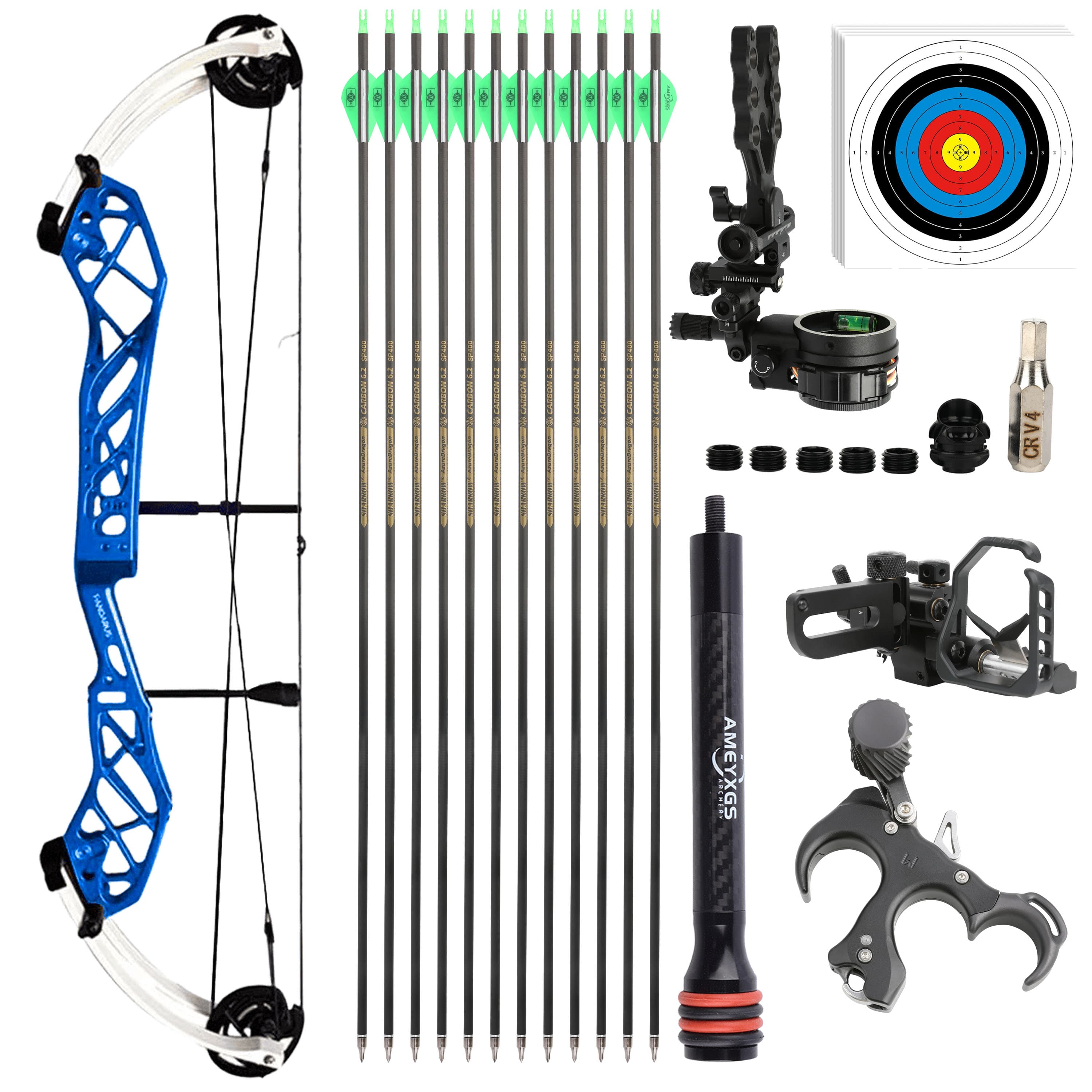 50-60lbs Compound Bow Hunting Kit Shooting Archery 