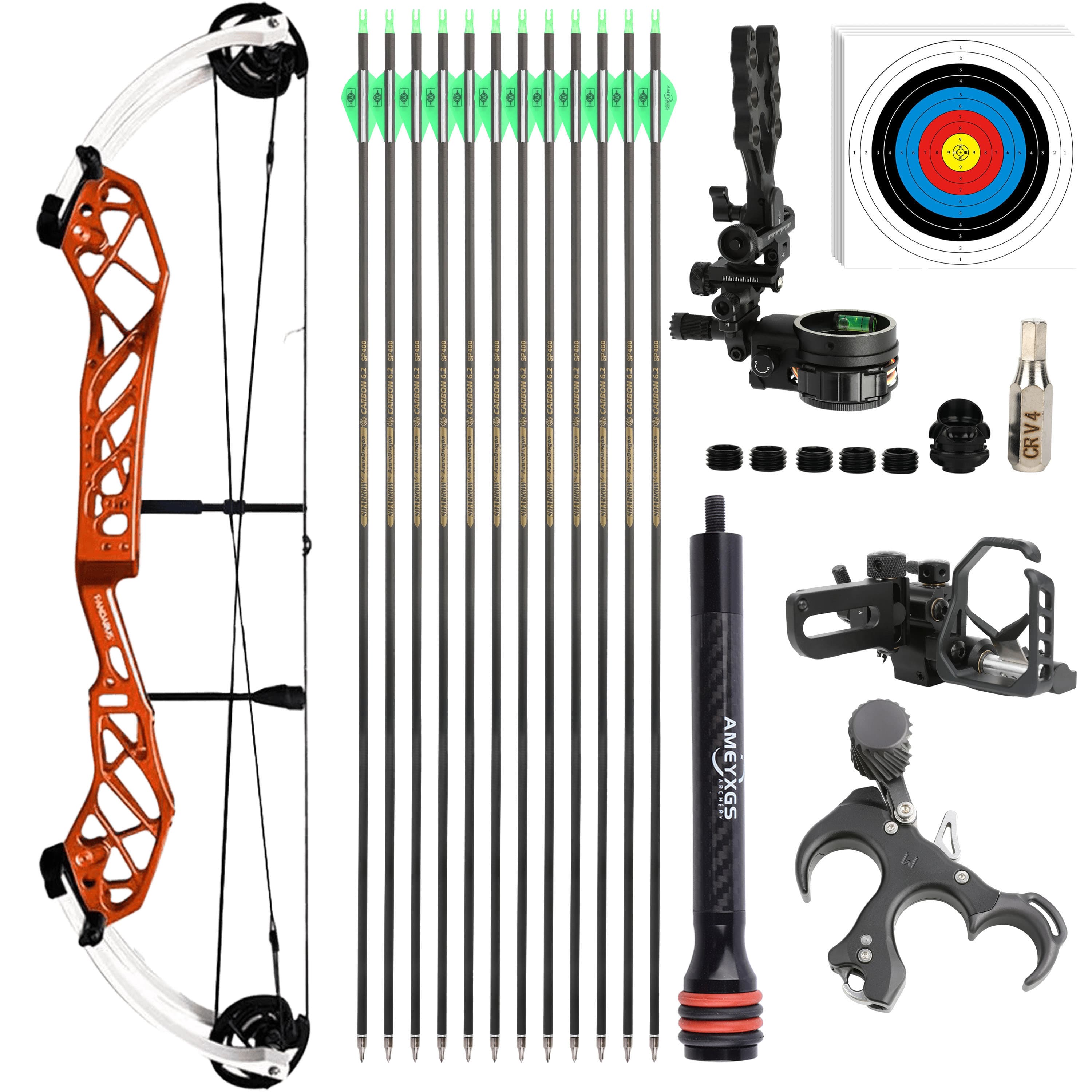 50-60lbs Compound Bow Hunting Kit Shooting Archery 