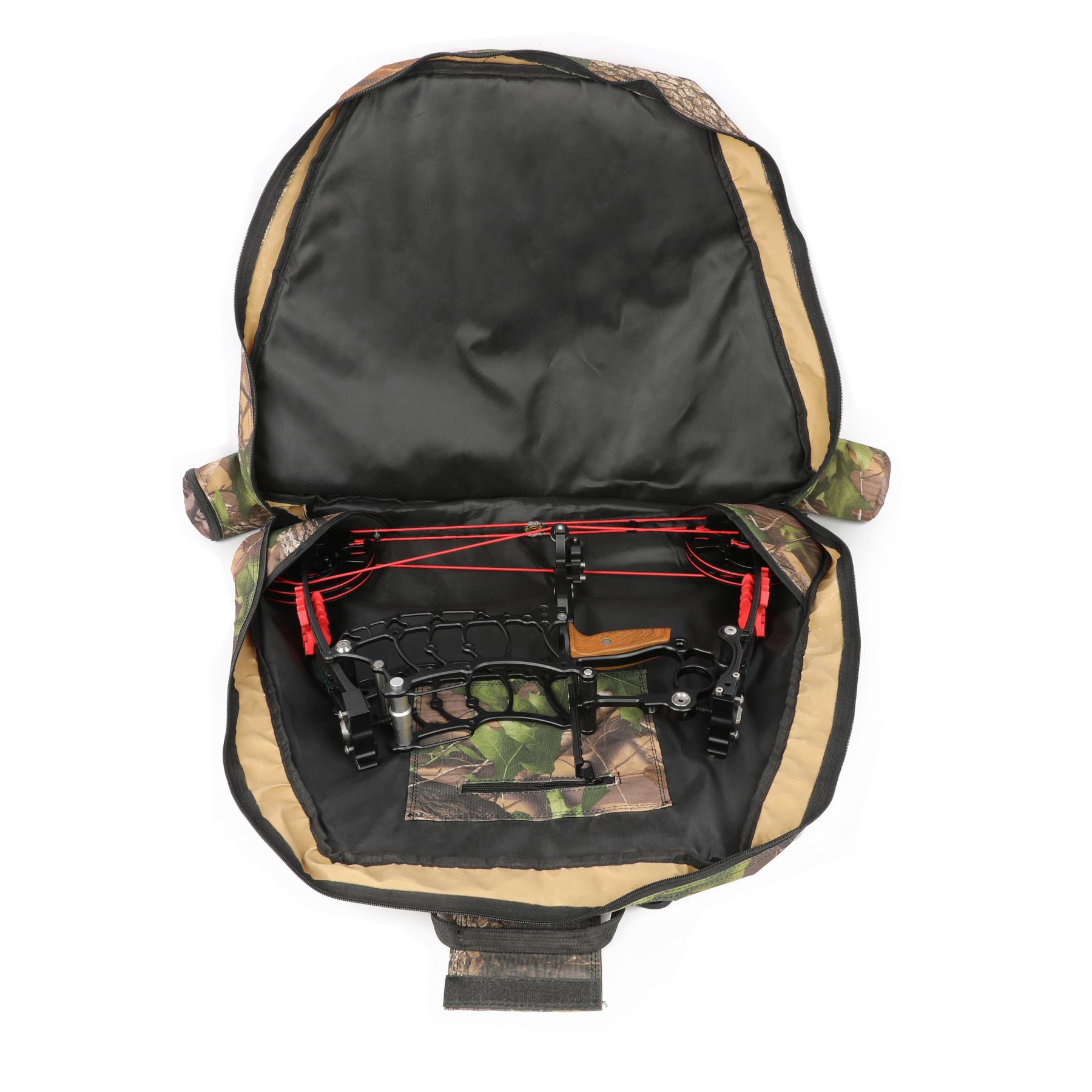 Durable Canvas Archery Compound Bow Case with Arrow Tube