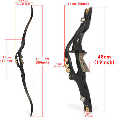 ILF 62'' Recurve Bow 20-50lbs Limbs Bamboo  19'' Riser American Bow