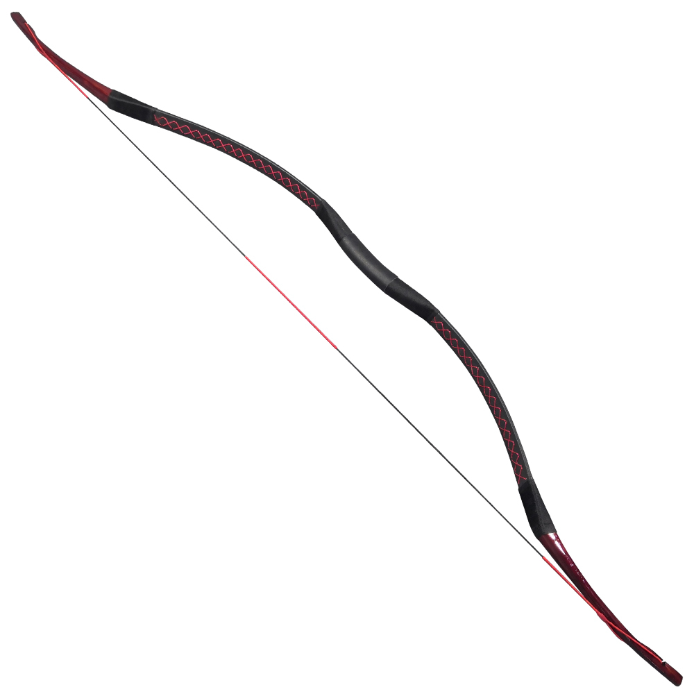 Mongolian Recurve Wooden Horsebow  25-55lbs for Archery