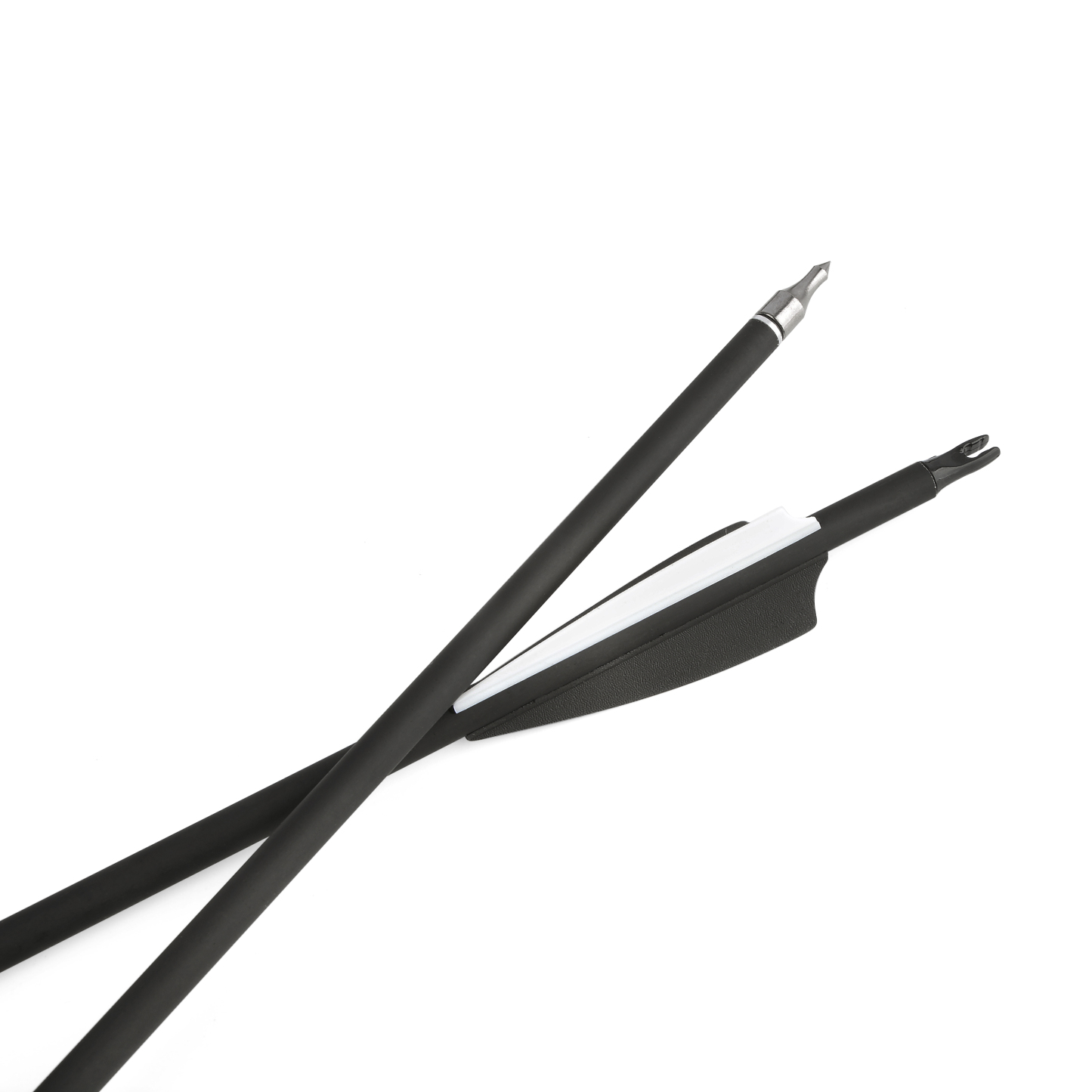 Archery Mixed Carbon Arrow 500 Spine 100 Grain Tips 12 Pack
