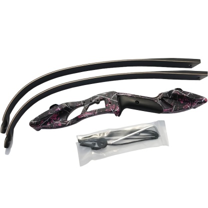 56" Takedown Recurve Bow – Aluminum Alloy, Carbon Arrow Kit