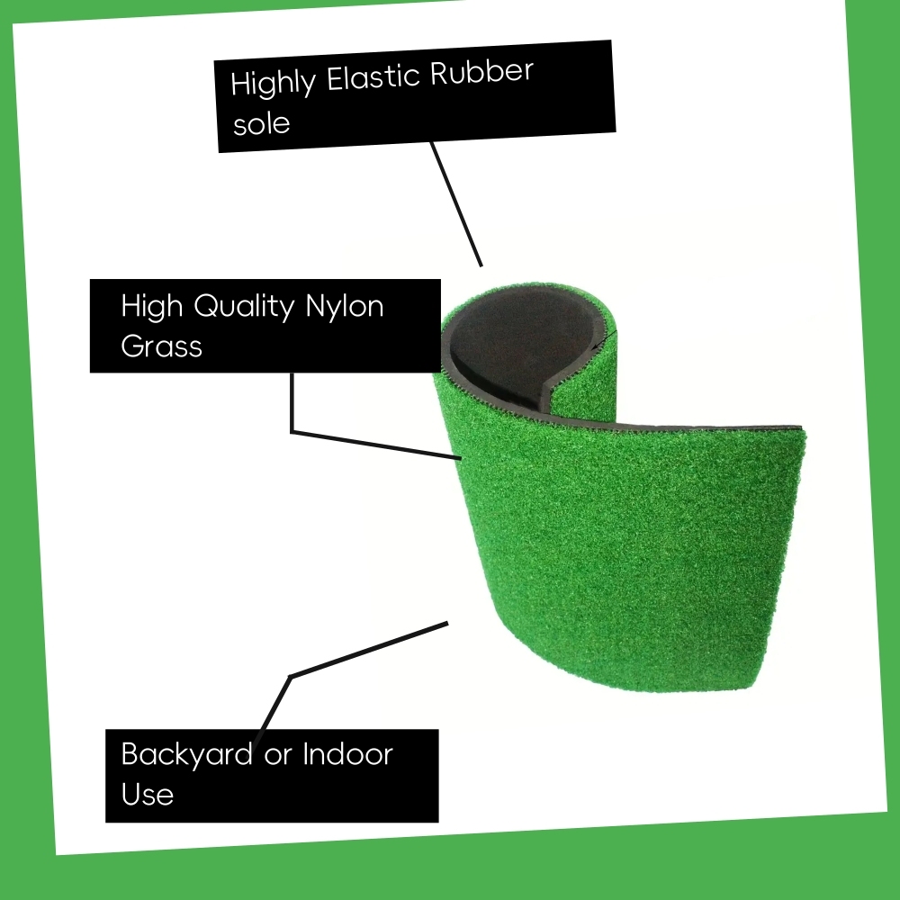 Artificial Turf Golf Training Mat Portable Practice Pad Tee Indoor use