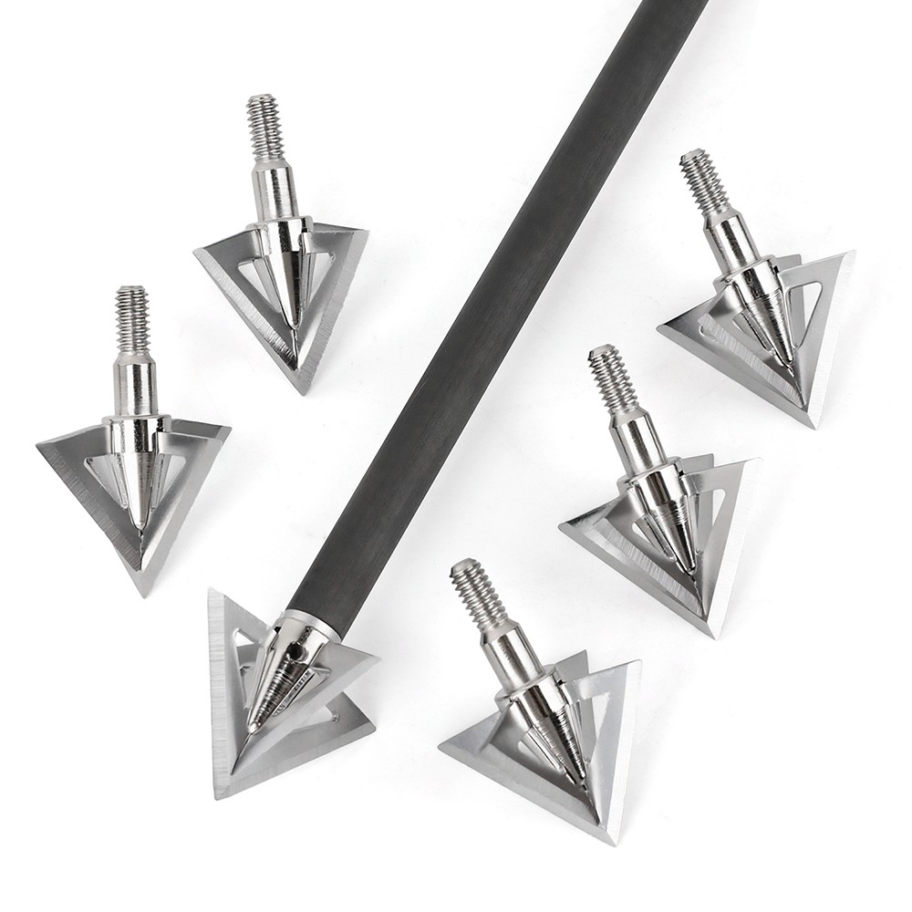 100 Grain Hunting Arrowheads Tungsten Steel 