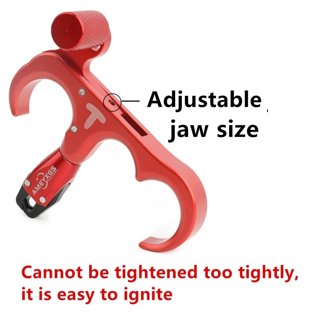 AMEYXGS Archery Compound Bow Thumb Release Aids Automatic Trigger Hunting