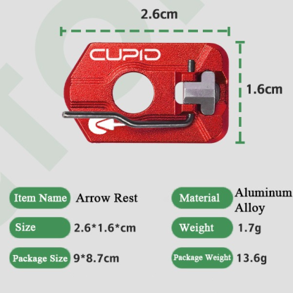 Recurve Bow Magnetic Arrow Rest Lightweight Self-Adhesive