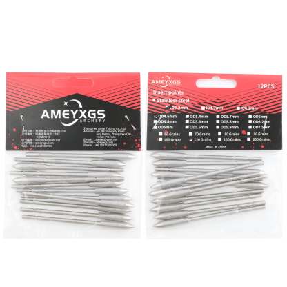 🎯3.2mm 4.2 mm 6.2mm Arrow Target Points 60-200 Grains-AMEYXGS Archery