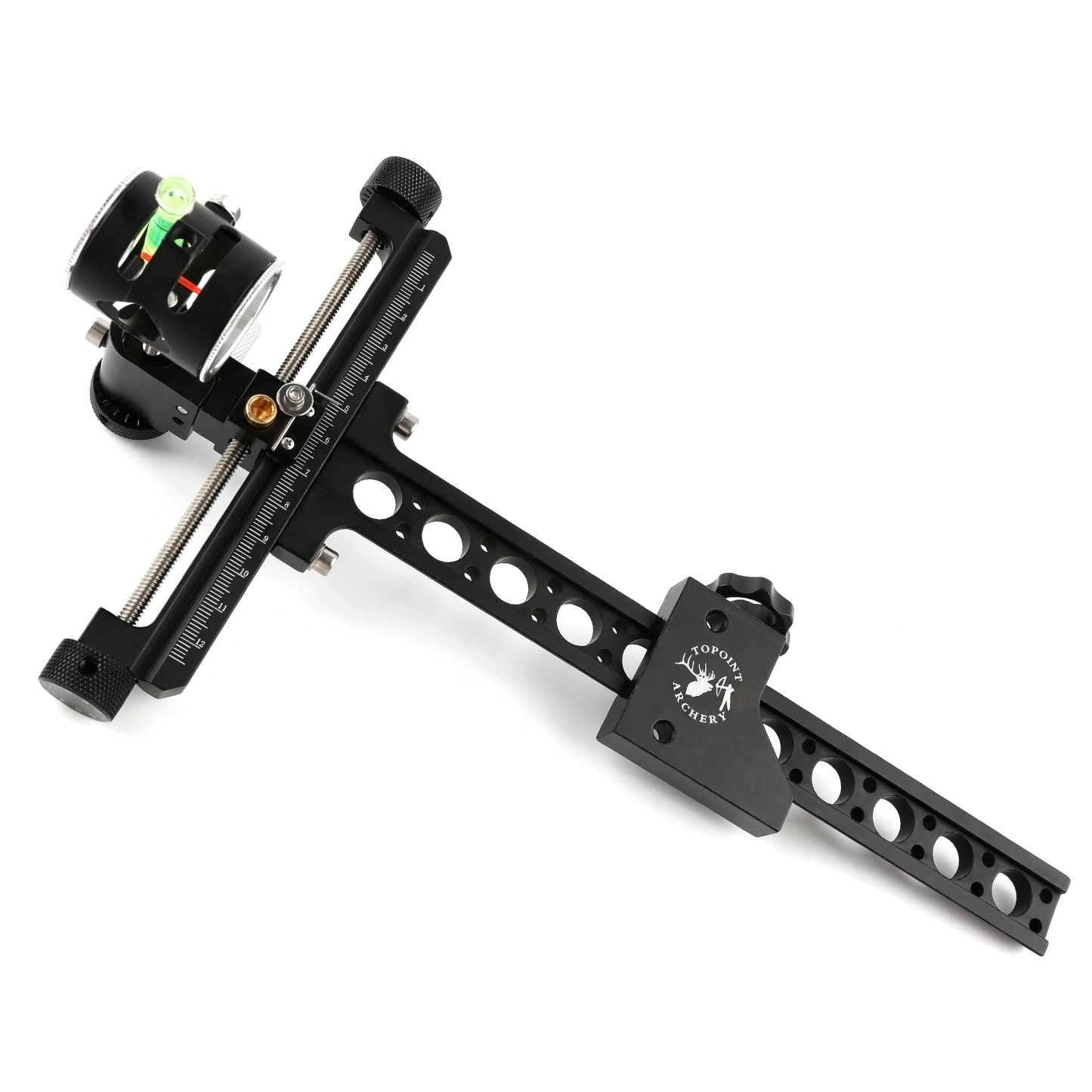 TOPPOINT TP8510 Compound Bow Sight CNC Aluminum 0.059" Fiber Optic