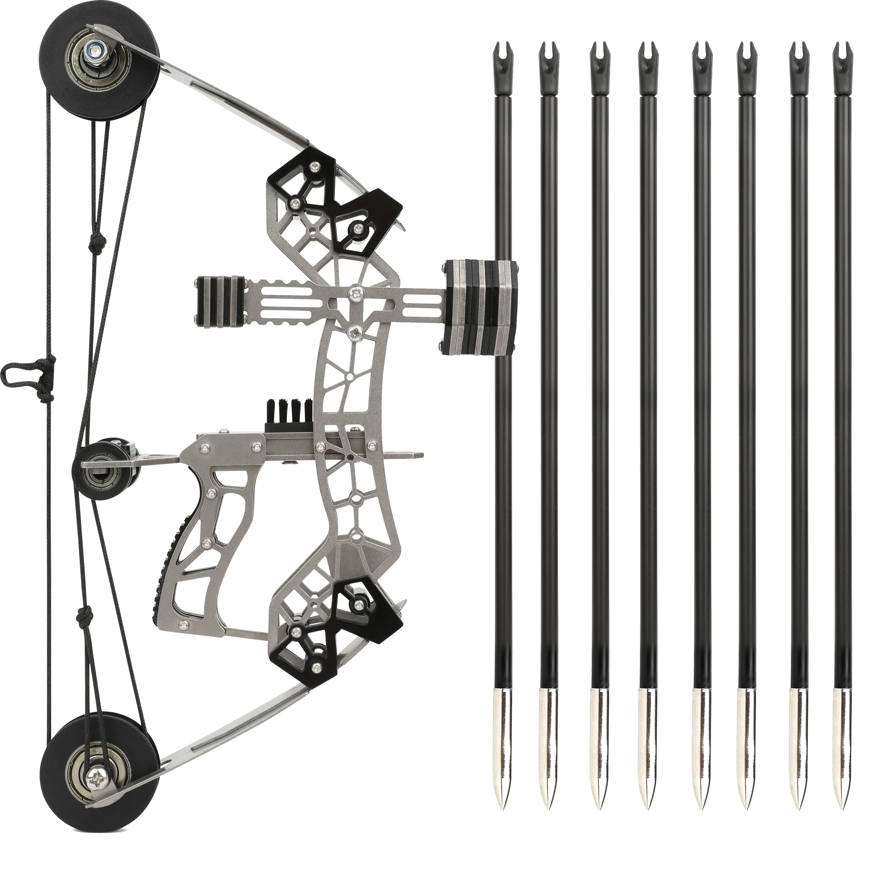 Mini Compound Bow with Arrows Shooting Target