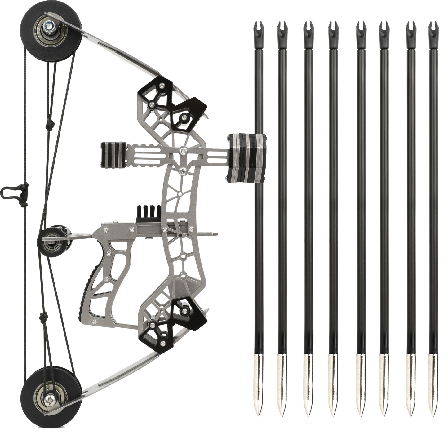 Mini Compound Bow with Arrows Shooting Target