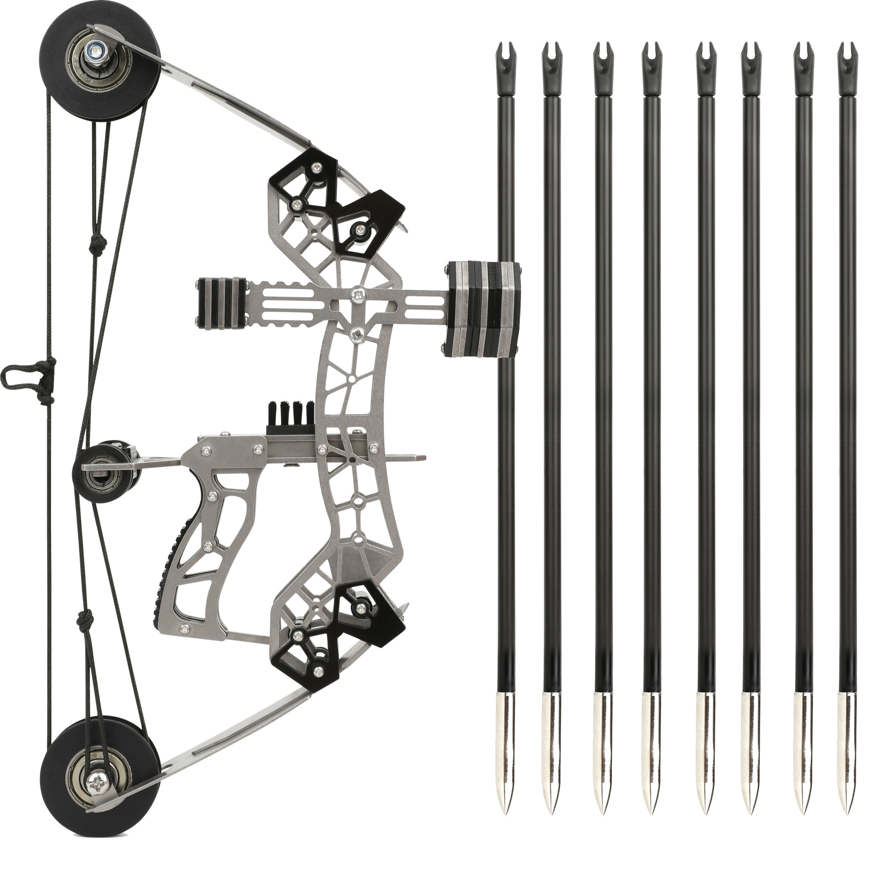 Mini Compound Bow with Arrows Shooting Target