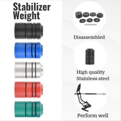 Archery Stabilizer Weight Set for Compound Bow Hunting