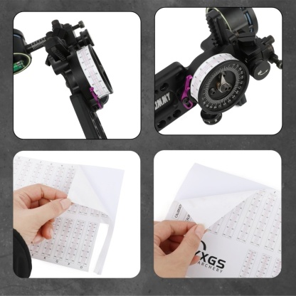 Replacement Extended Range Sight Tape for Bow Hunting 10pcs